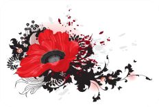 1198 Red Flower